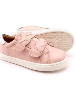 OLD SOLES - kinderschoen - lage sneakers - powder pink silver - Eileen4Kids