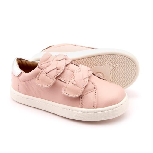 OLD SOLES - kinderschoen - lage sneakers - powder pink silver - Eileen4Kids