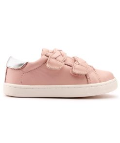 OLD SOLES - kinderschoen - lage sneakers - powder pink silver - Eileen4Kids