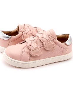 OLD SOLES - kinderschoen - lage sneakers - powder pink silver - Eileen4Kids