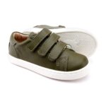 OLD SOLES - kinderschoen - lage sneakers - step markert - legergroen - Eileen4Kids
