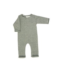 Riffle Amsterdam - suit - green melange stripe - Eileen4Kids