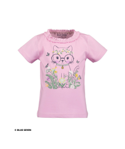 Blue Seven - meisjes T-shirt - roze - Eileen4Kids