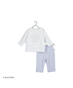 Blue Seven - 2-delige newborn set - blauw - Eileen4Kids