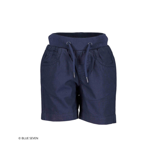 Blue Seven - effen blauwe korte broek - Eileen4Kids