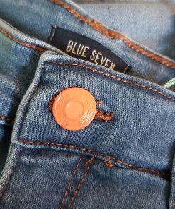 Blue Seven - jongens jogjeans short - blauw