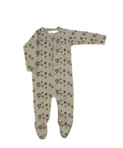 Riffle Amsterdam - Footed suit - taupe balloon - Eileen4Kids