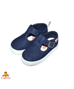 Cienta - canvas kinderschoen - denim - Eileen4Kids