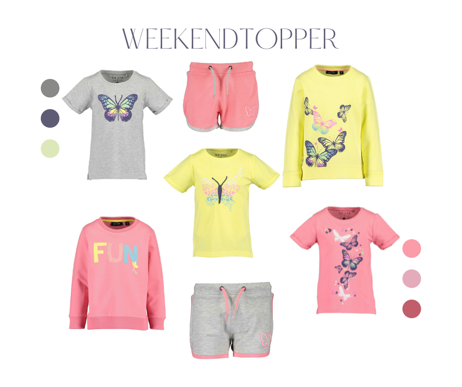 Weekendtopper Blue Seven - Eileen4Kids