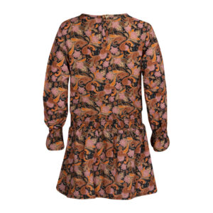 Kiezeltje - dress Paisley orange Chita - Eileen4Kids