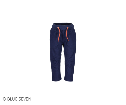 Blue Seven - effen blauwe broek - Eileen4Kids