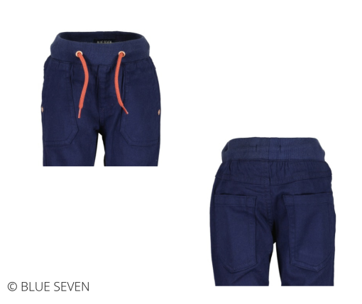 Blue Seven - effen blauwe broek - Eileen4Kids