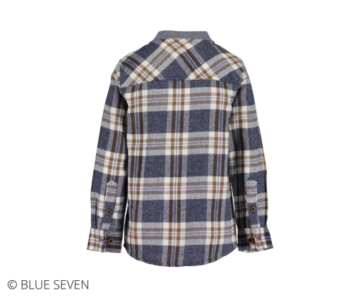 Blue Seven - geruit overhemd - blauw - Eileen4Kids