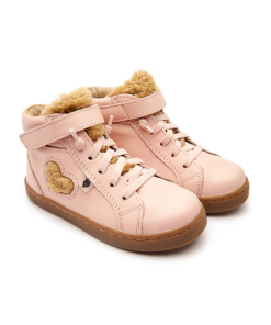 OLD SOLES - Hoge sneaker - Snug heart - Powder pink - Eileen4Kids