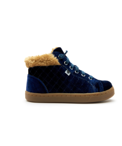 OLD SOLES - Plushier - velvet - navy - Eileen4Kids