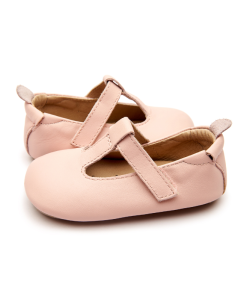 OLD SOLES - ballerina's - Ohme Bub - powder pink - Eileen4Kids