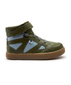 OLD SOLES - hoge sneaker - The Squad - militare dusty blue - Eileen4Kids