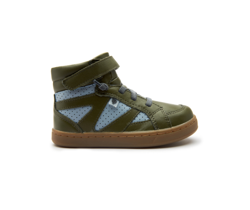 OLD SOLES - hoge sneaker - The Squad - militare dusty blue - Eileen4Kids