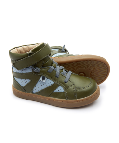 OLD SOLES - hoge sneaker - The Squad - militare dusty blue - Eileen4Kids