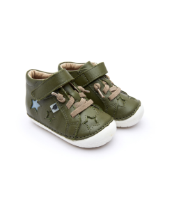 OLD SOLES - hoge sneaker - spangle pave - militaredusty blue - Eileen4Kids