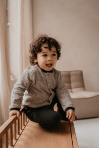 Riffle Amsteram - cardigan dark grey stripe - Eileen4Kids