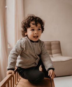 Riffle Amsteram - cardigan dark grey stripe - Eileen4Kids