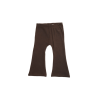 Riffle Amsterdam - flared pants - rib donker bruin - Eileen4Kids