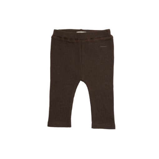 Riffle Amsterdam - legging - rib donker bruin - Eileen4Kids