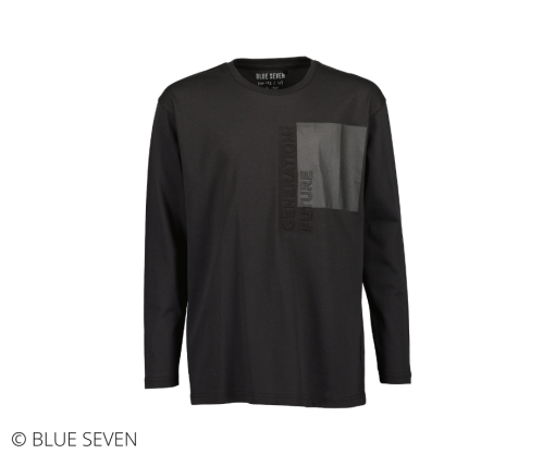 Blue Seven - shirt lange mouwen - zwart - Eileen4Kids