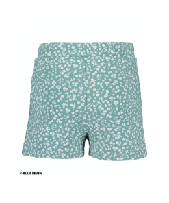 Blue Seven - meisjes short - gebloemd - blauw - Eileen4Kids