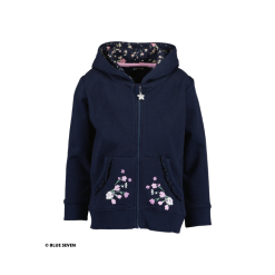 Blue Seven - meisjes sweat vest - blauw - Eileen4Kids