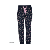 Blue Seven - meisjes sweat broek - gebloemd blauw - Eileen4Kids