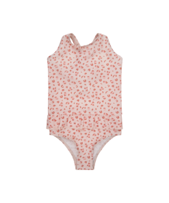 SWIM ESSENTIALS - badpak - panterprint - oud roze - Eileen4Kids