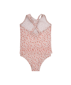 SWIM ESSENTIALS - badpak - panterprint - oud roze - Eileen4Kids