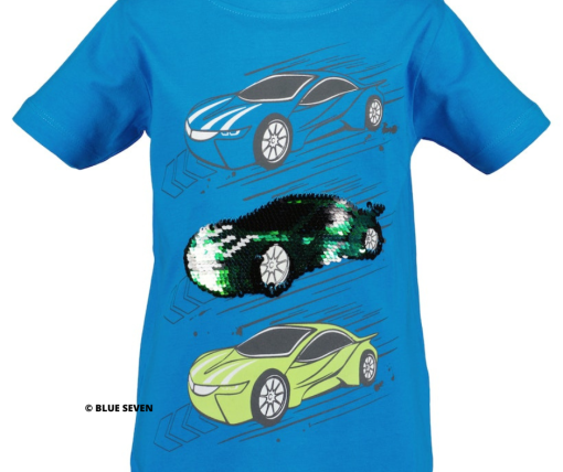 Blue Seven - T-shirt - race auto - Eileen4Kids