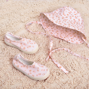 SWIM ESSENTIALS - waterschoenen - oud roze panterprint - Eileen4Kids