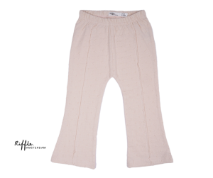 Riffle Amsterdam - flared pants - uni dot lichtroze - Eileen4Kids