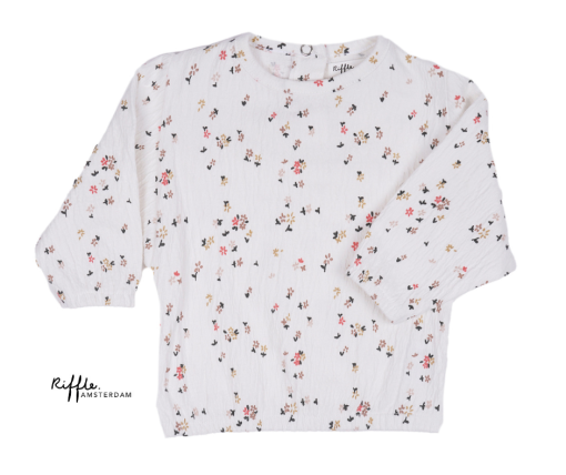 Riffle Amsterdam - Shirt - lange mouwen - gebloemd - Eileen4Kids