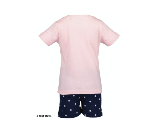 Blue Seven - kinderpyjama - blauw roze - Eileen4Kids