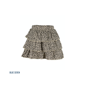 Blue Seven - rok (luipaardprint) - beige (v) - Eileen4Kids