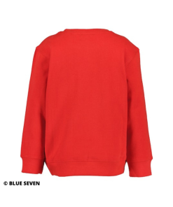 Blue Seven - sweater - basketbal - rood - Eileen4Kids