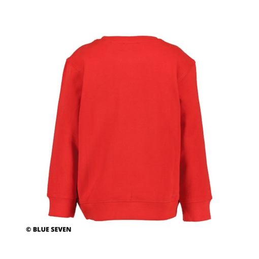 Blue Seven - sweater - basketbal - rood - Eileen4Kids