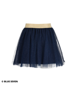 Blue Seven - tule rok - blauw (a) - Eileen4Kids