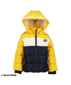 Blue Seven - winterjas - geel/blauw - Eileen4Kids