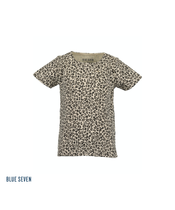 Blue Seven -T-shirt (luipaardprint) - beige - Eileen4Kids