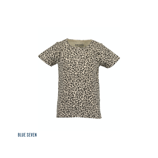 Blue Seven -T-shirt (luipaardprint) - beige - Eileen4Kids