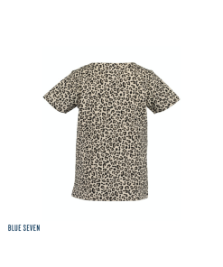 Blue Seven -T-shirt (luipaardprint) - beige - Eileen4Kids