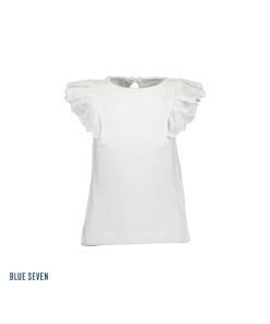 Blue Seven -T-shirt - wit - Eileen4Kids