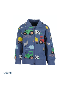 Blue Seven - sweat vest - blauw - Eileen4Kids