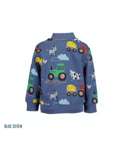 Blue Seven - sweat vest - blauw - Eileen4Kids